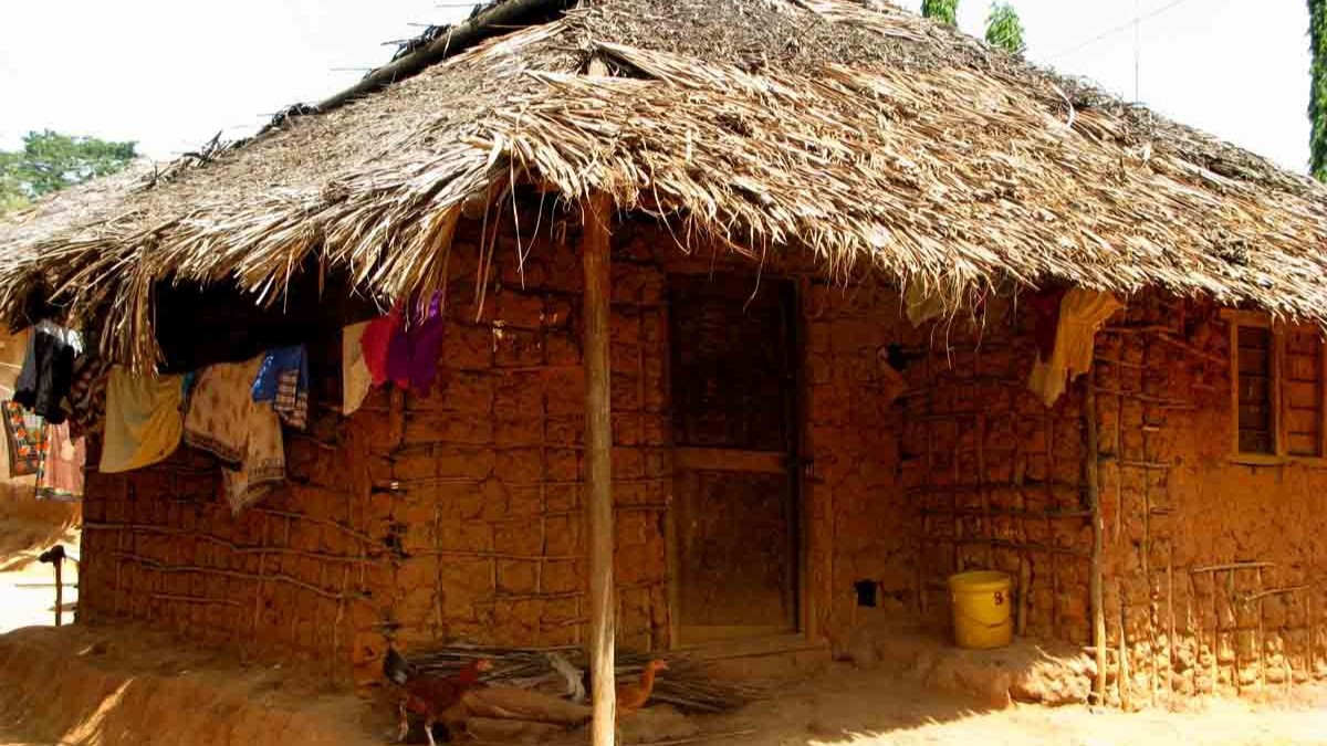 hut in a remote area